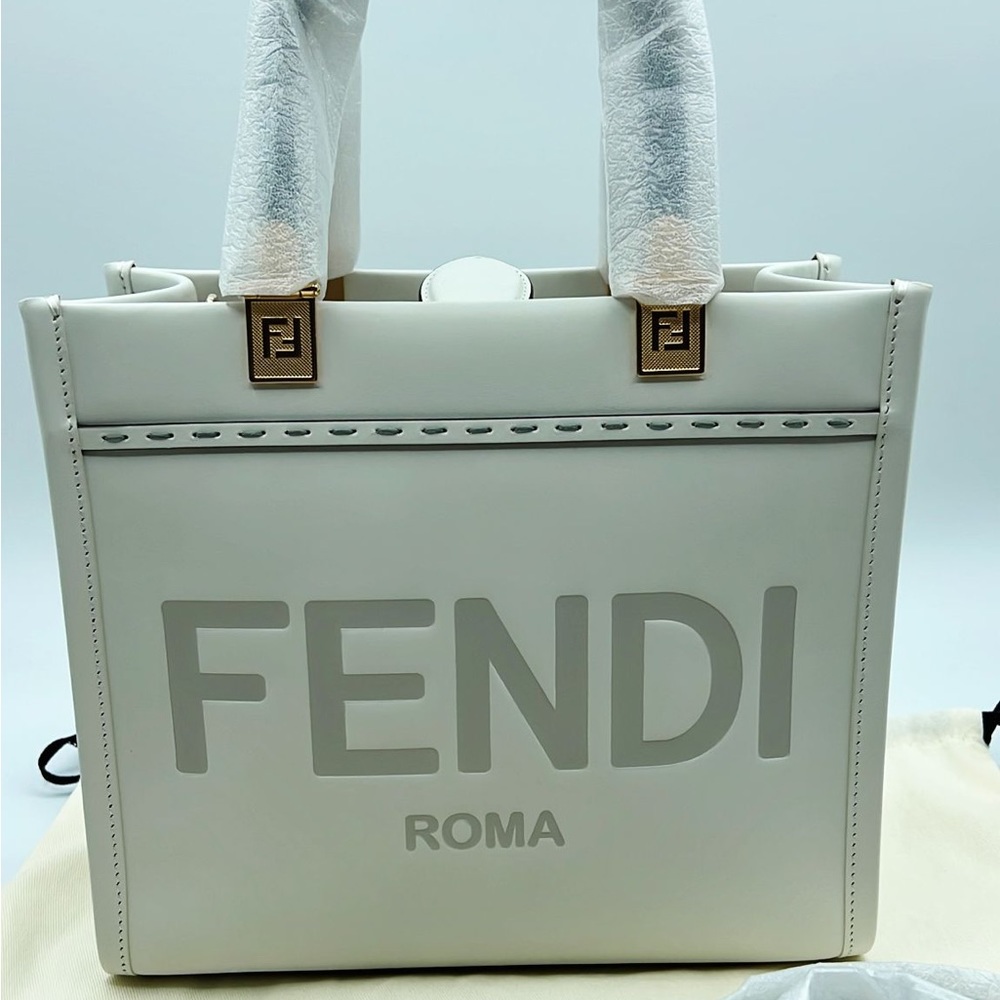 Fendi sunshine small white New